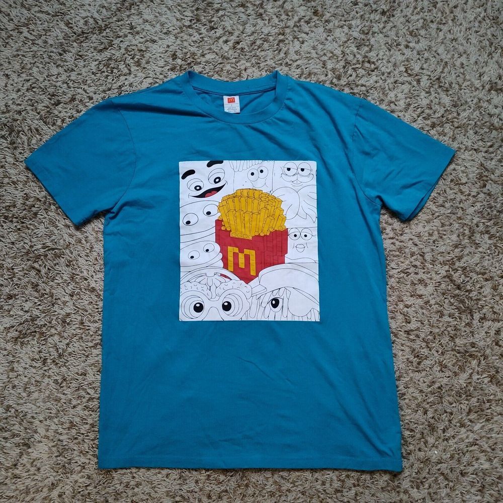 McDonald's  Collector's Cup Edition Men Sz‎ L Crew 2024 Employee T-Shirt